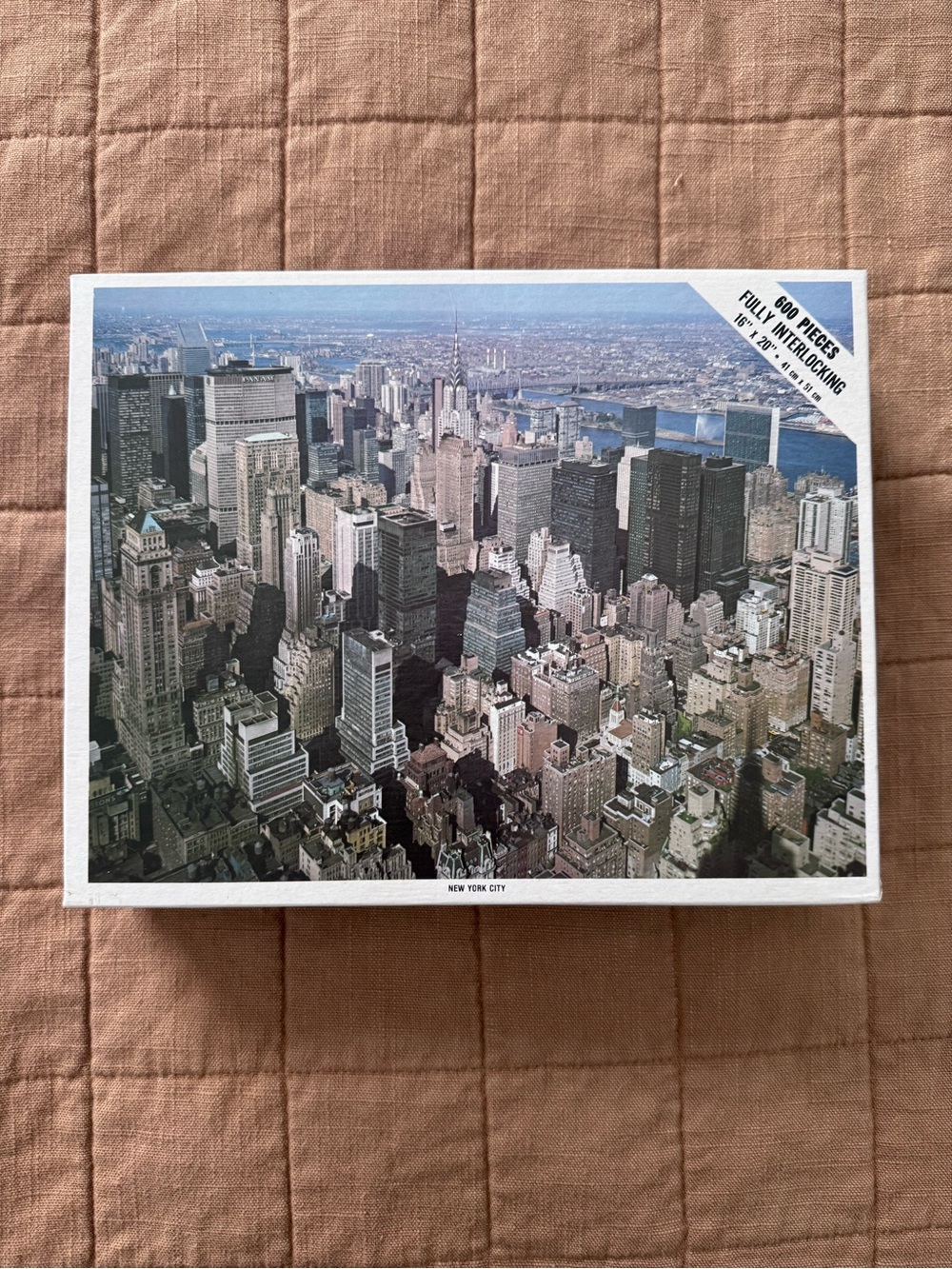 Whitman Vintage 600 Piece Jigsaw Puzzle New York City In The 1970s 16” X 20”